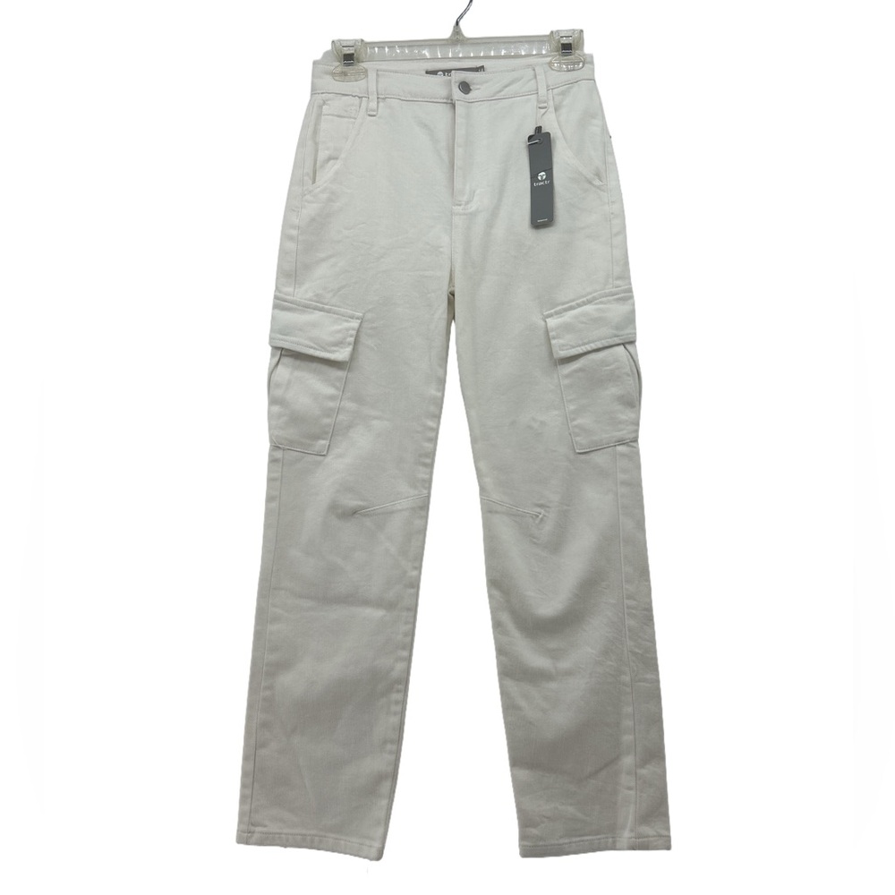 Tractr White Modern Cargo Pants NWT - Picture 1 of 4
